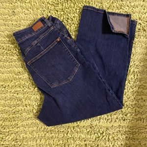 Judy Blue Center Stage High-Rise Straight Leg Cropped Denim